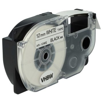 vhbw Beschriftungsband passend für Casio KL-C500, KL-8200, KL-P1000, KL-HD1, KL-G2 Drucker &