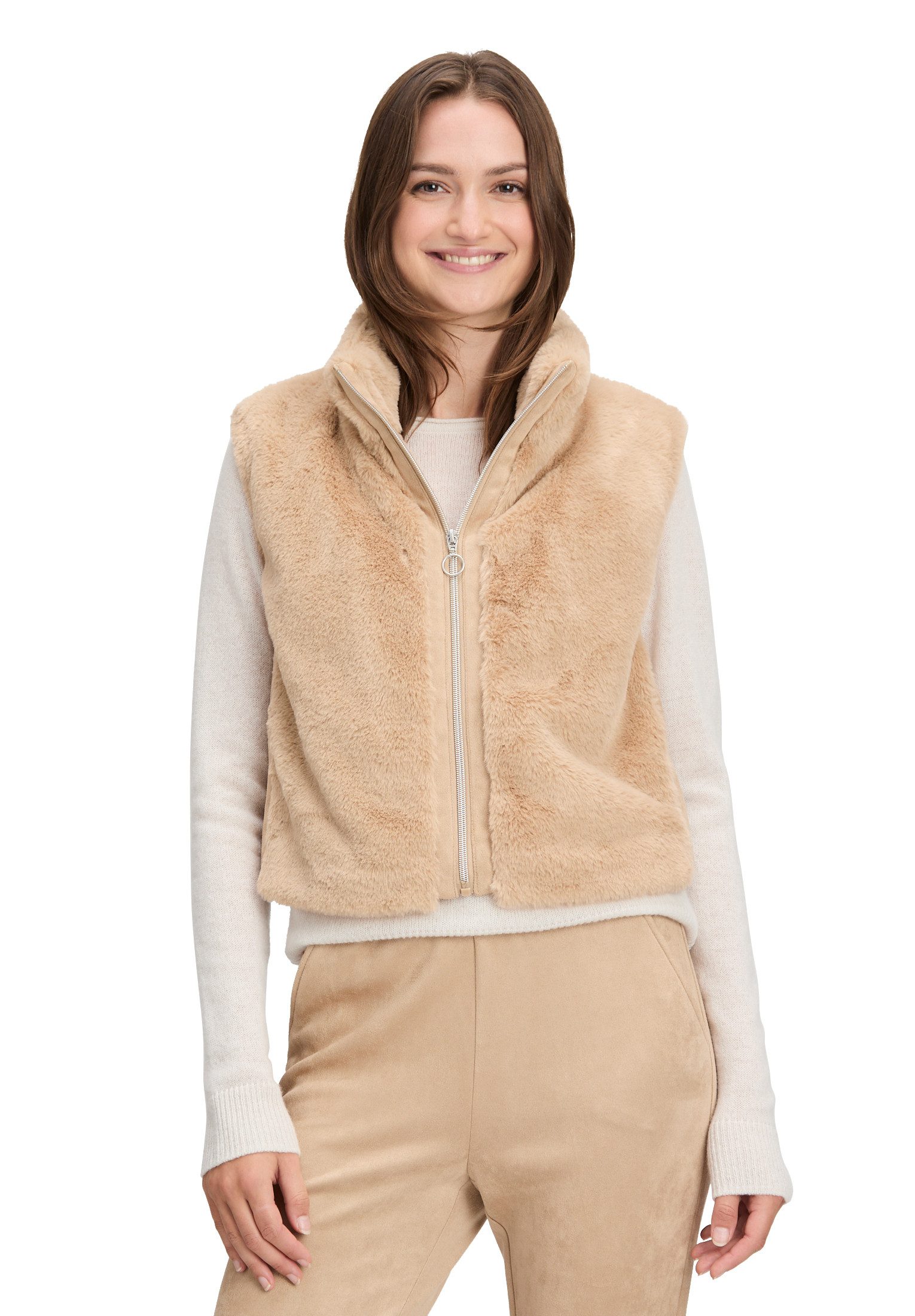 Betty Barclay Plüschweste Damen Plüschweste mit Reißverschluss günstig online kaufen