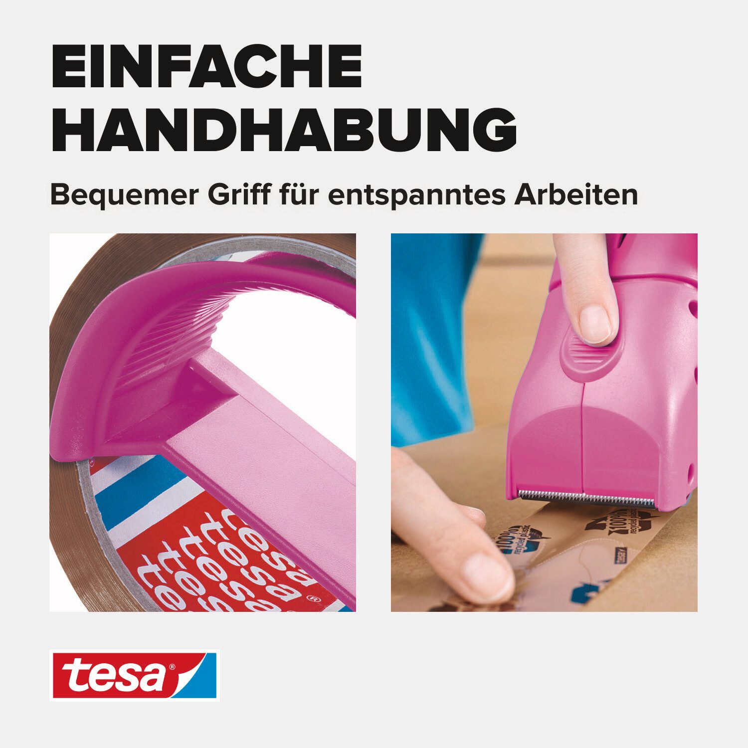 Thumbnail - tesa Klebeband tesapack Abroller (Packung, 1-St) Packbandabroller für sicheres Verpacken - für Packband bis 48 mm