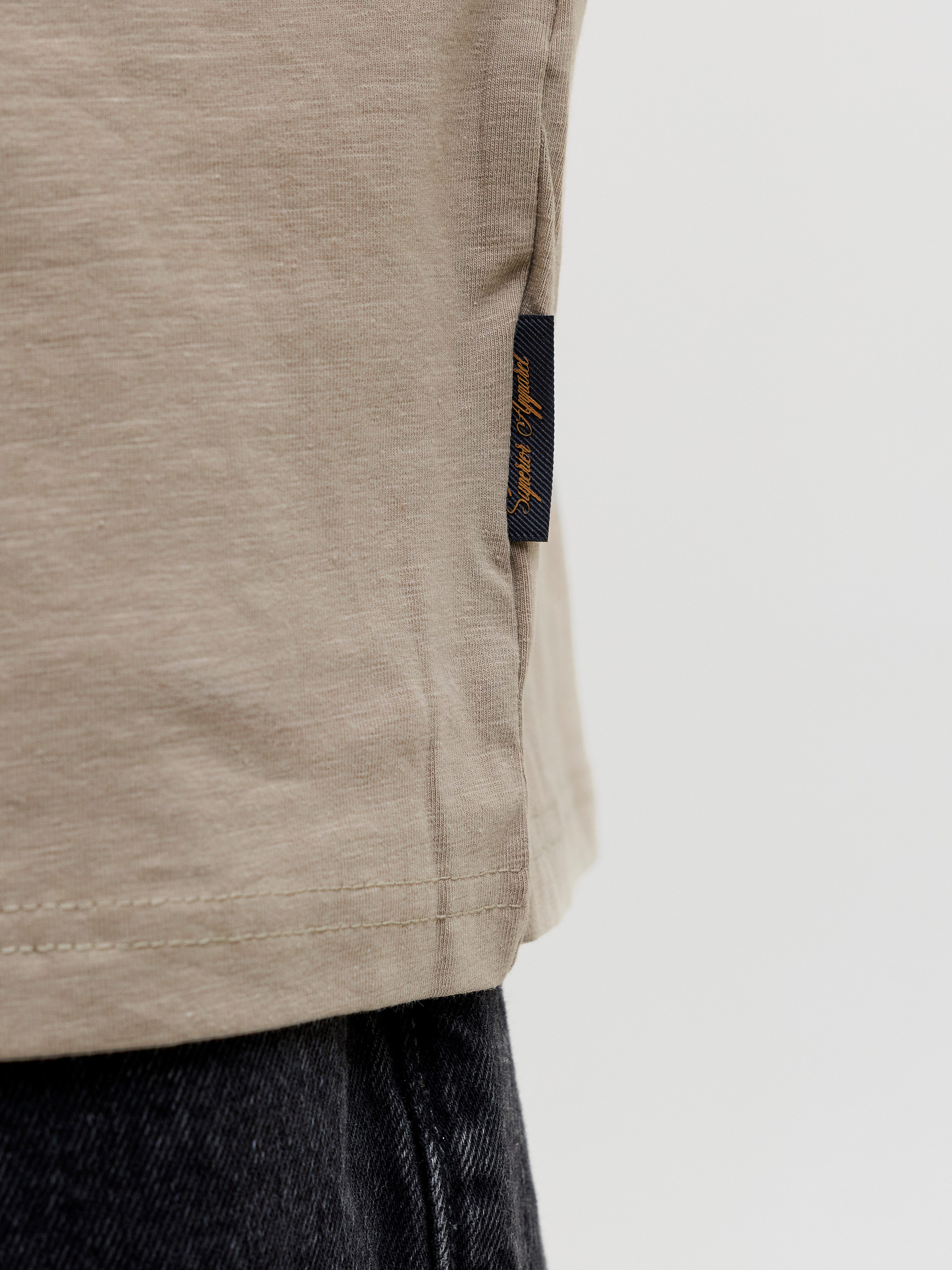 Jack & Jones Kurzarmshirt JJEDOVER SLUB TEE SS NOOS Baumwollmischung, relaxed fit
