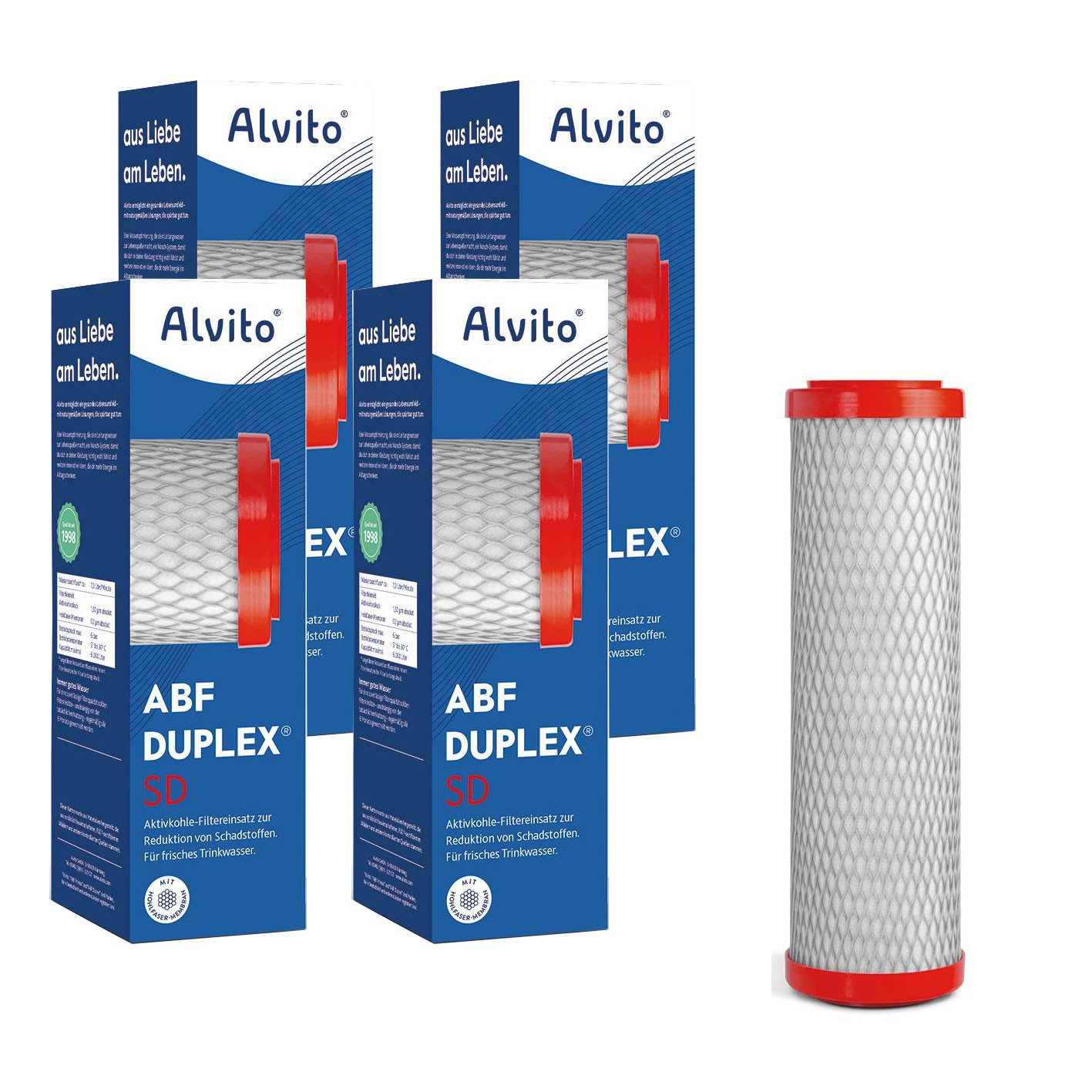 Alvito Kombifilter, 4x ABF Duplex SD Filterpatrone 0,15 µm Sparpreis