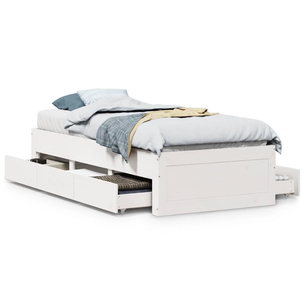 vidaXL Bett Massivholzbett ohne Matratze mit günstig online kaufen