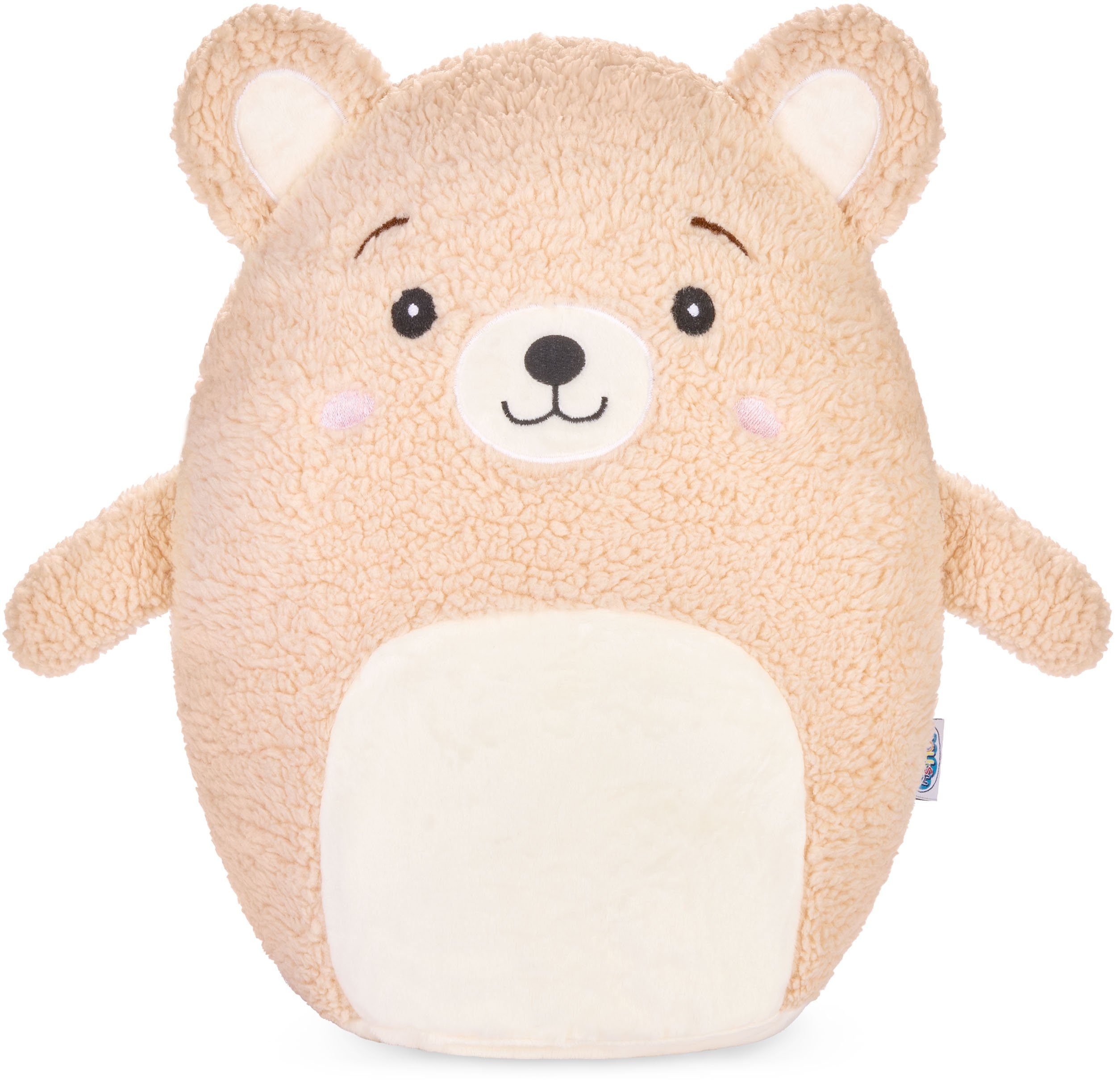 SQUISHBRUBIES Kuscheltier Bruno der Bär - 35 cm Stofftier - Superweich (Teddybär, 1-St., Beige), Teddy Plüschtier zum Kuscheln, Verschenken und Sammeln