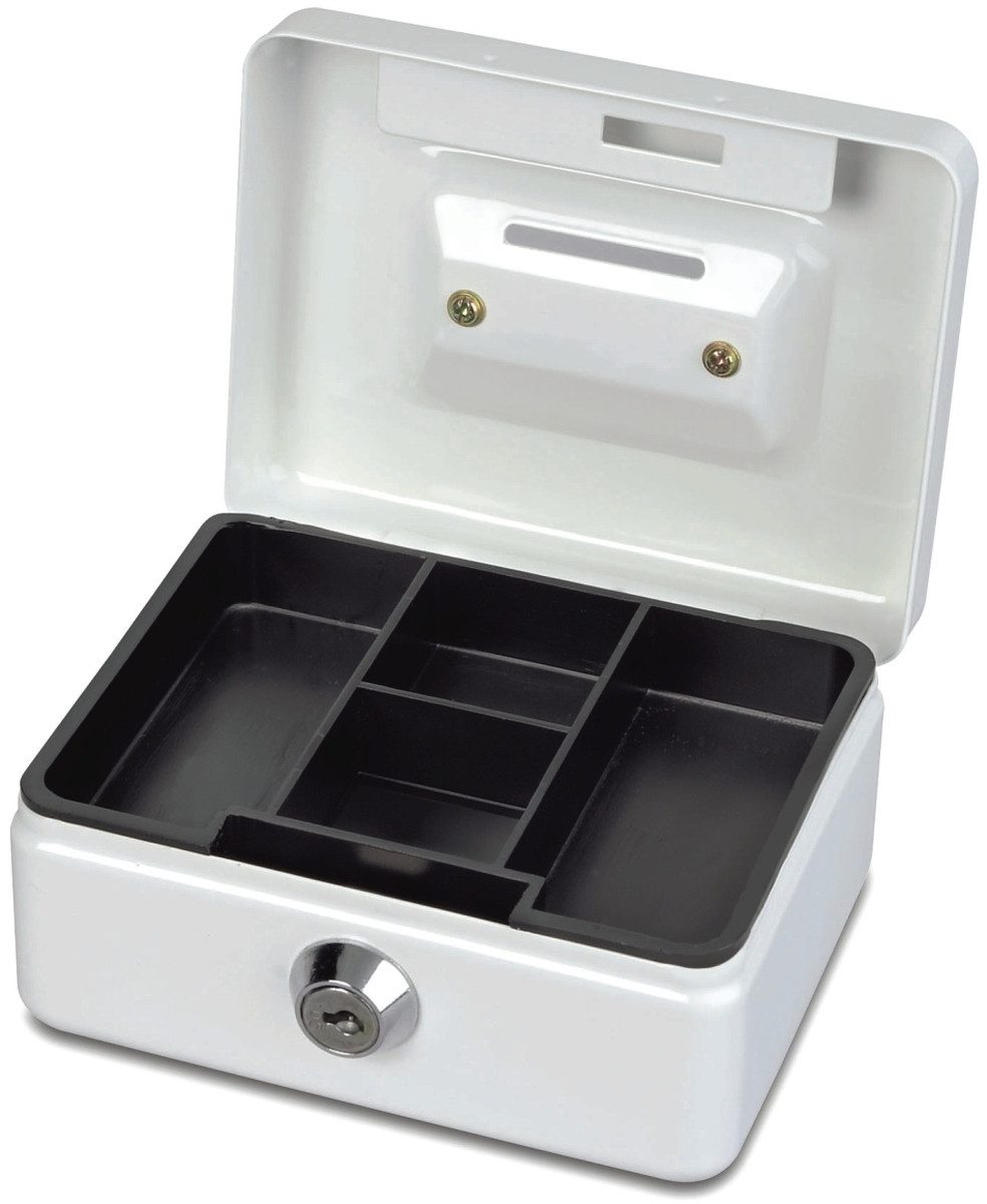 MAUL Geldkassette Geldkassette mit Münzeinwurf 12,5x9,5x6,0 cm weiß