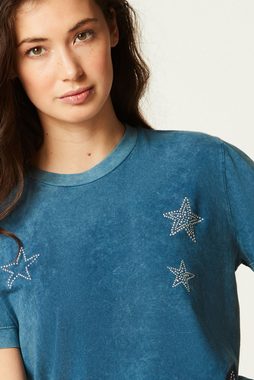 Next T-Shirt Kurzärmliges T-Shirt mit ausgewaschenem Stern (1-tlg)