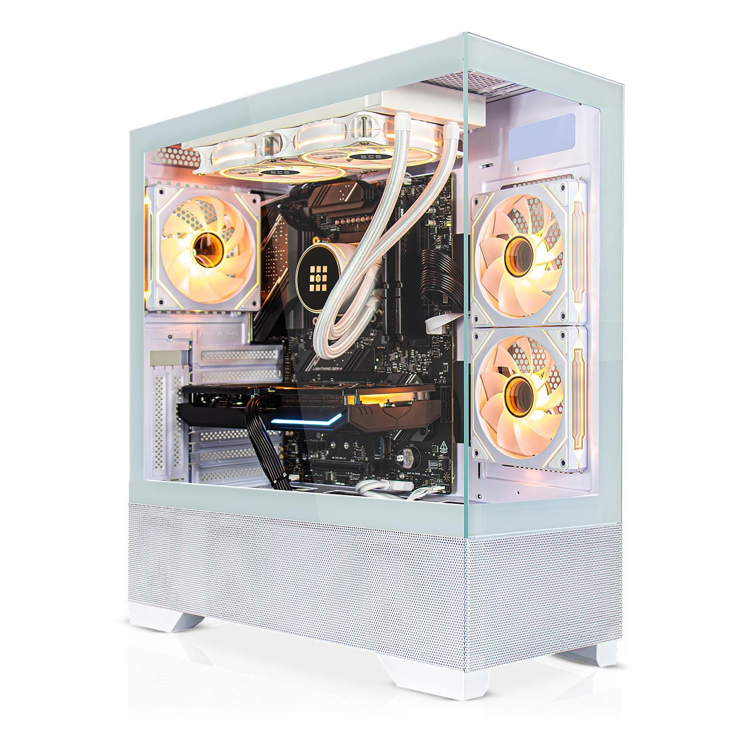SYSTEMTREFF Intel Core Ultra 7 265KF mit AMD Radeon RX 9070 GRE 12GB Gaming-PC (Intel 265KF 265KF, Radeon RX 9070 GRE, 32 GB RAM, 1000 GB SSD, Wasserkühlung)