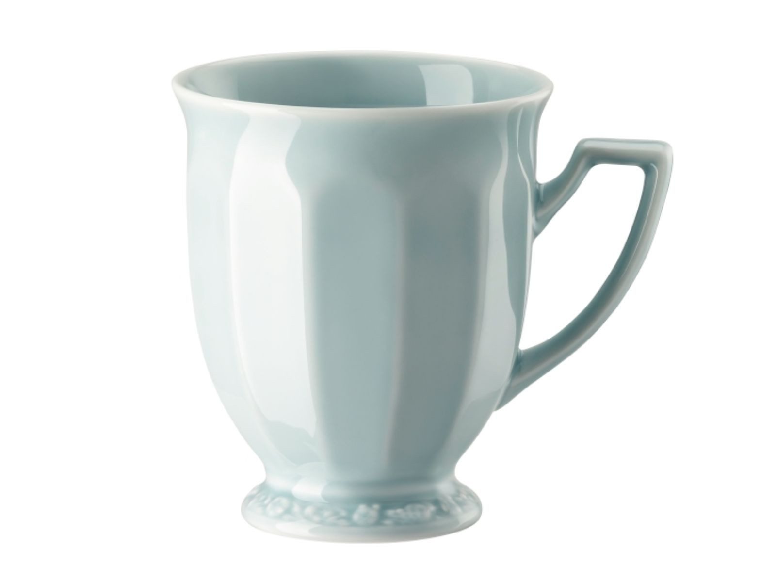 Rosenthal Becher Maria Pale Mint Becher mit Henkel 0,30 l, Porzellan, Tassen