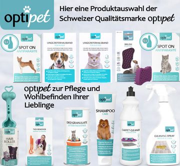 OptiPet Tiershampoo Floh Shampoo Hunde Shampoo Parasitenabwehr, 750 ml, Sofort Abweisende Wirkung gegen Parasiten in allen Entwicklungsstadien