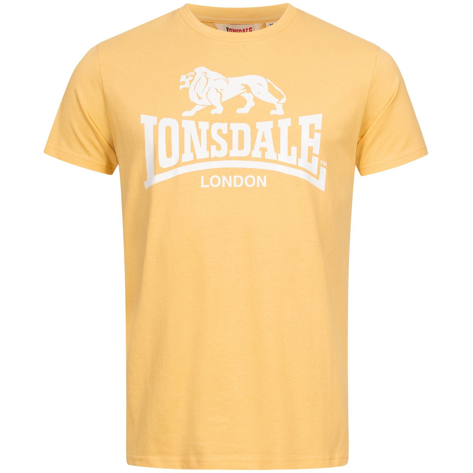Lonsdale T-Shirt Lonsdale Herren T-Shirt St. Erney Adult pastel yellow