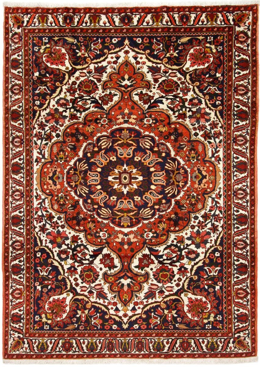 Orientteppich Bakhtiar 213x300 Handgeknüpfter Orientteppich / Perserteppich, Nain Trading, rechteckig, Höhe: 12 mm