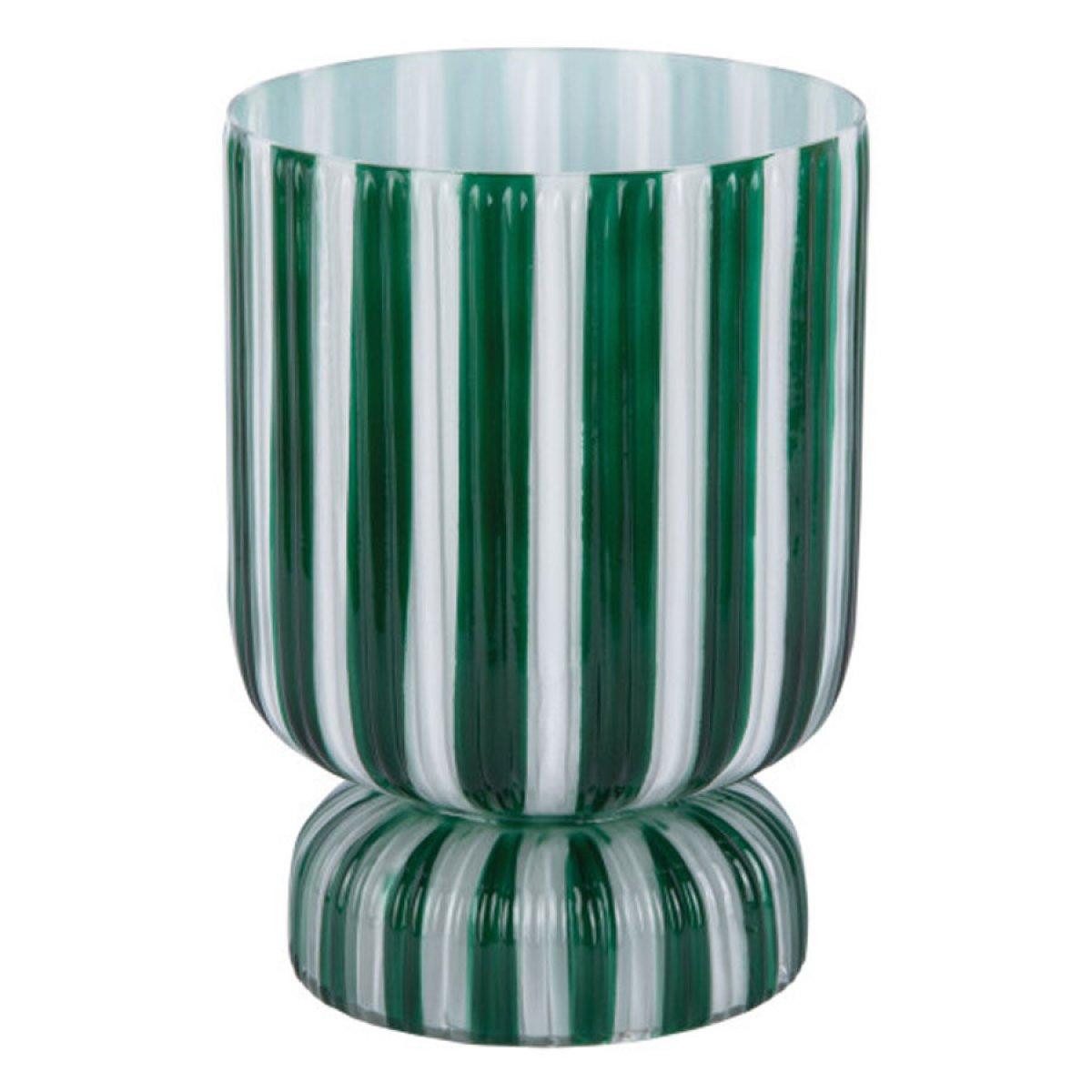 Present Time Dekovase Vase Rayado Retro Grün (21cm)