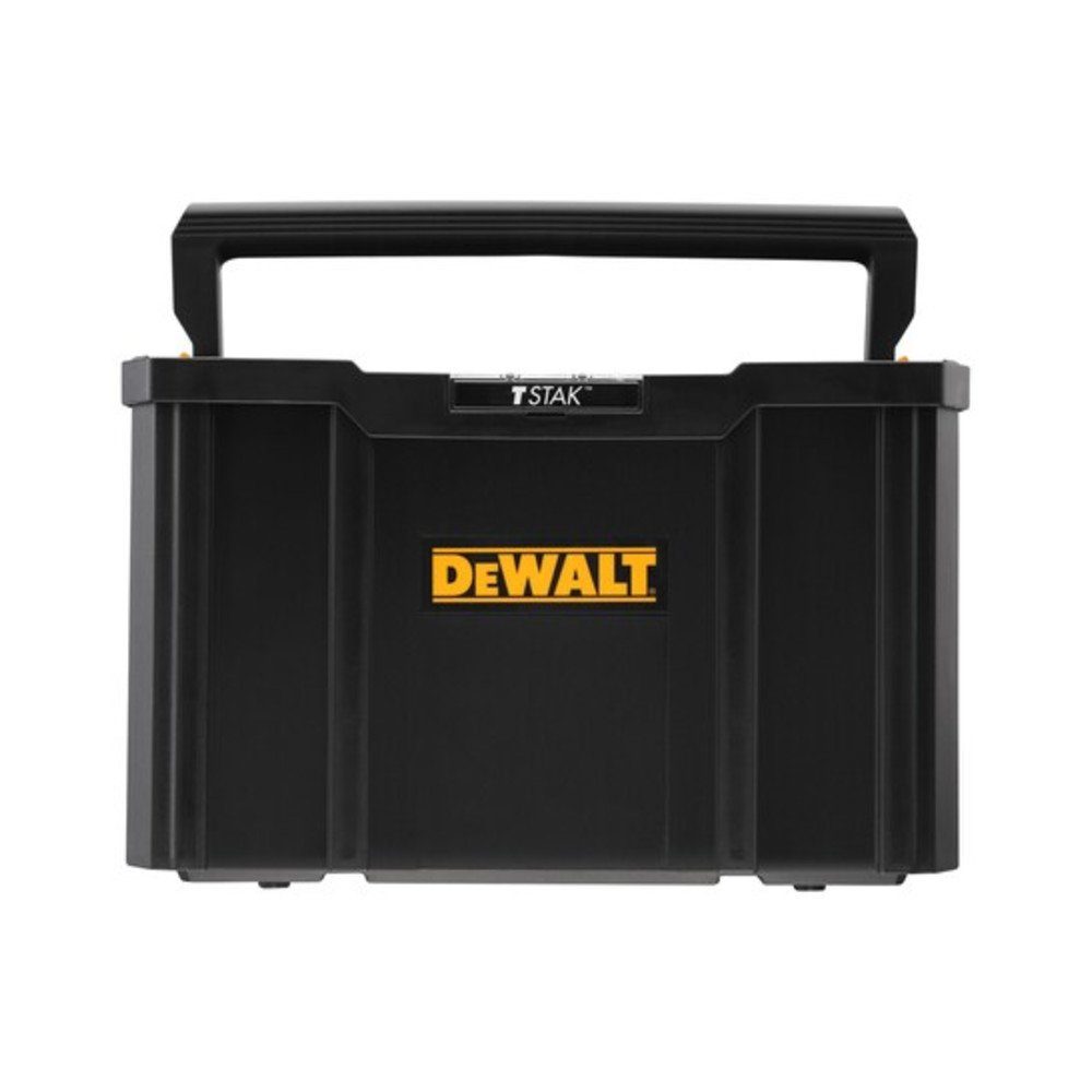 DeWalt Werkzeugkoffer Werkzeugtrage TSTAK mit klappbaren Handgriff, 440 x 275 x 320 mm