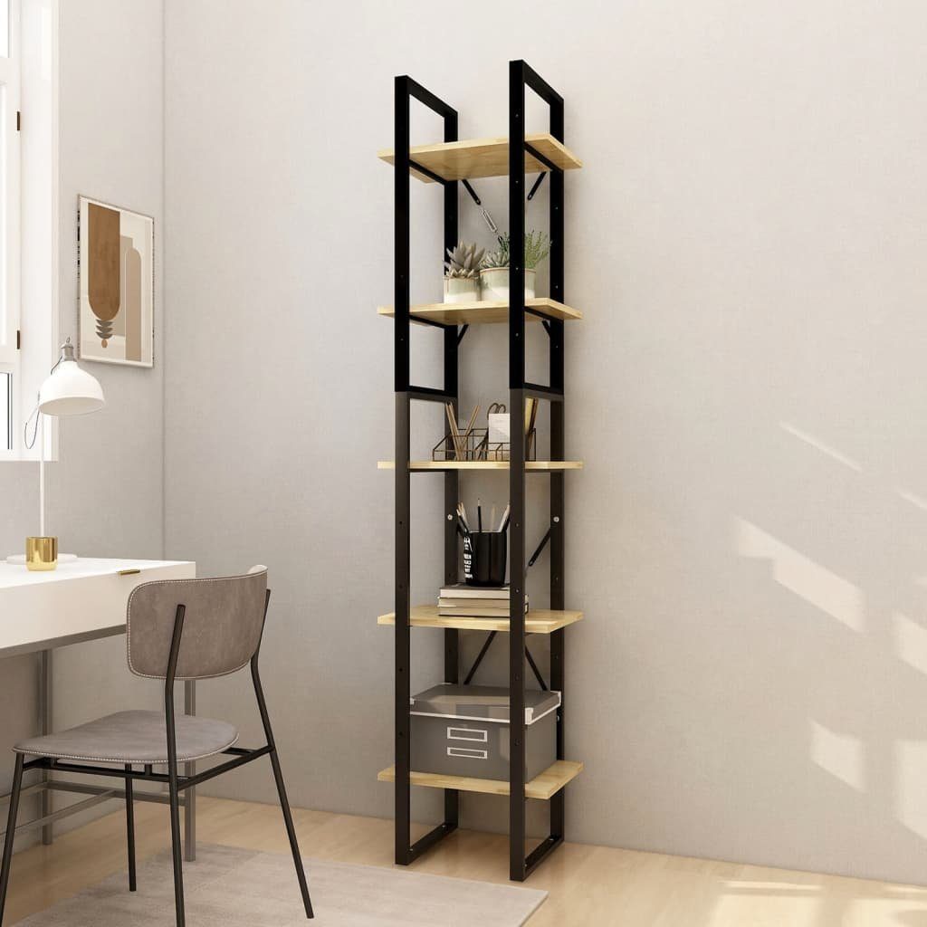 furnicato Bücherregal 5 Fächer 40x30x175 cm günstig online kaufen