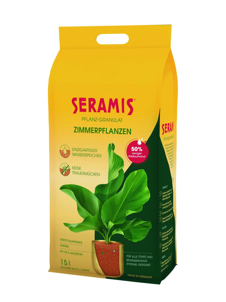 Seramis Pflanzgranulat Seramis Pflanz-Granulat für Zimmerpflanzen 15 L