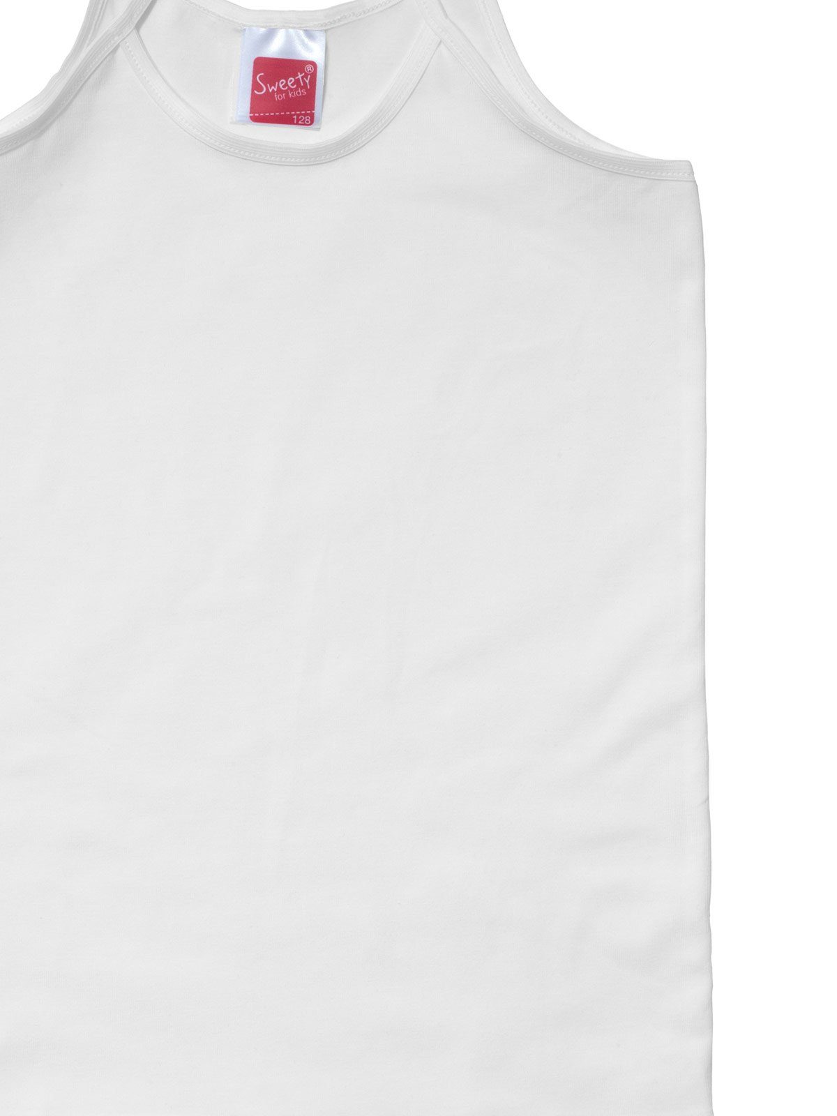 Sweety for Kids Unterhemd Trägerhemd Mädchen (Stück, Single 1-St) Markenqualität hohe Jersey