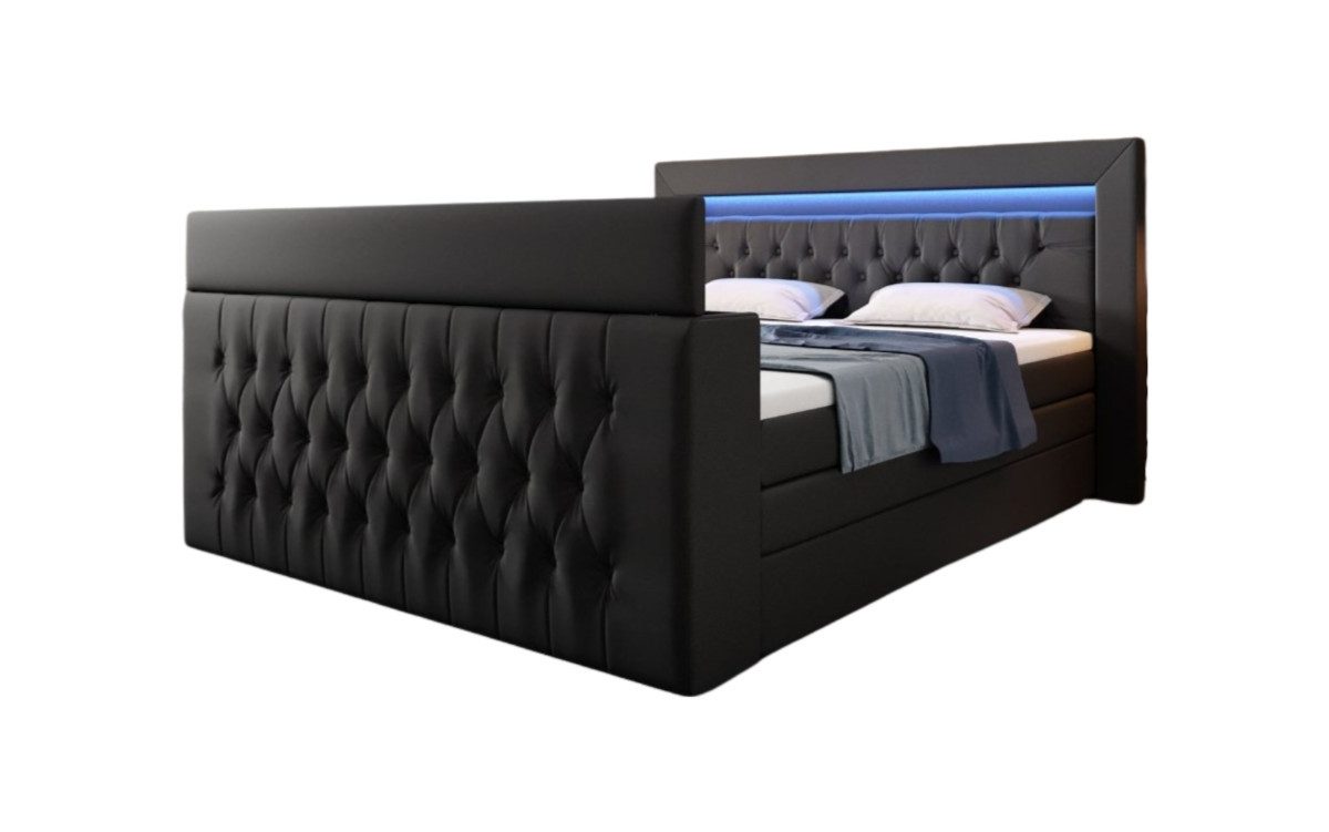 Luxusbetten24 Boxspringbett Sonino, mit TV Lift, günstig online kaufen