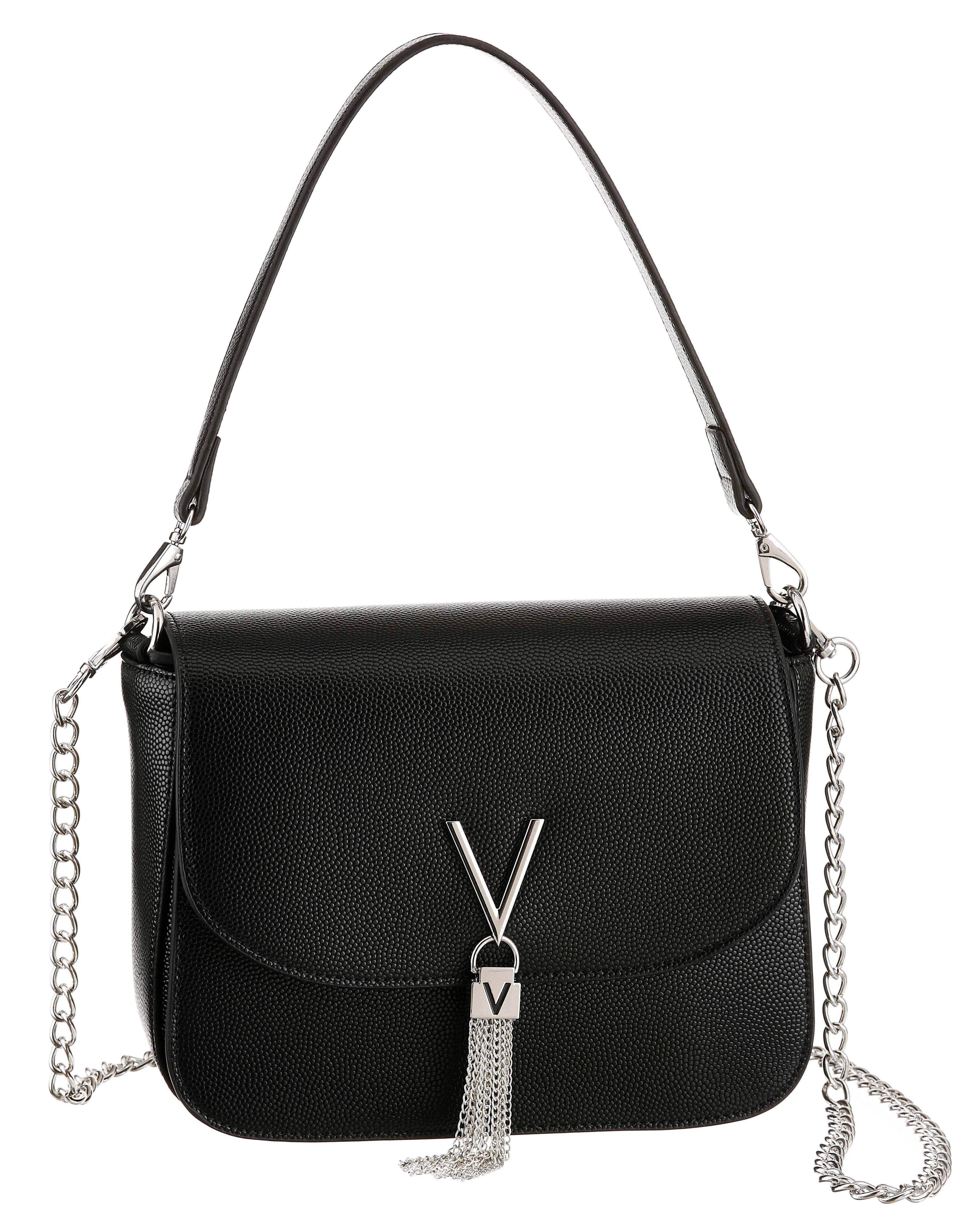 Damen Handtaschen VALENTINO BAGS Schultertasche, mit Ketten Details