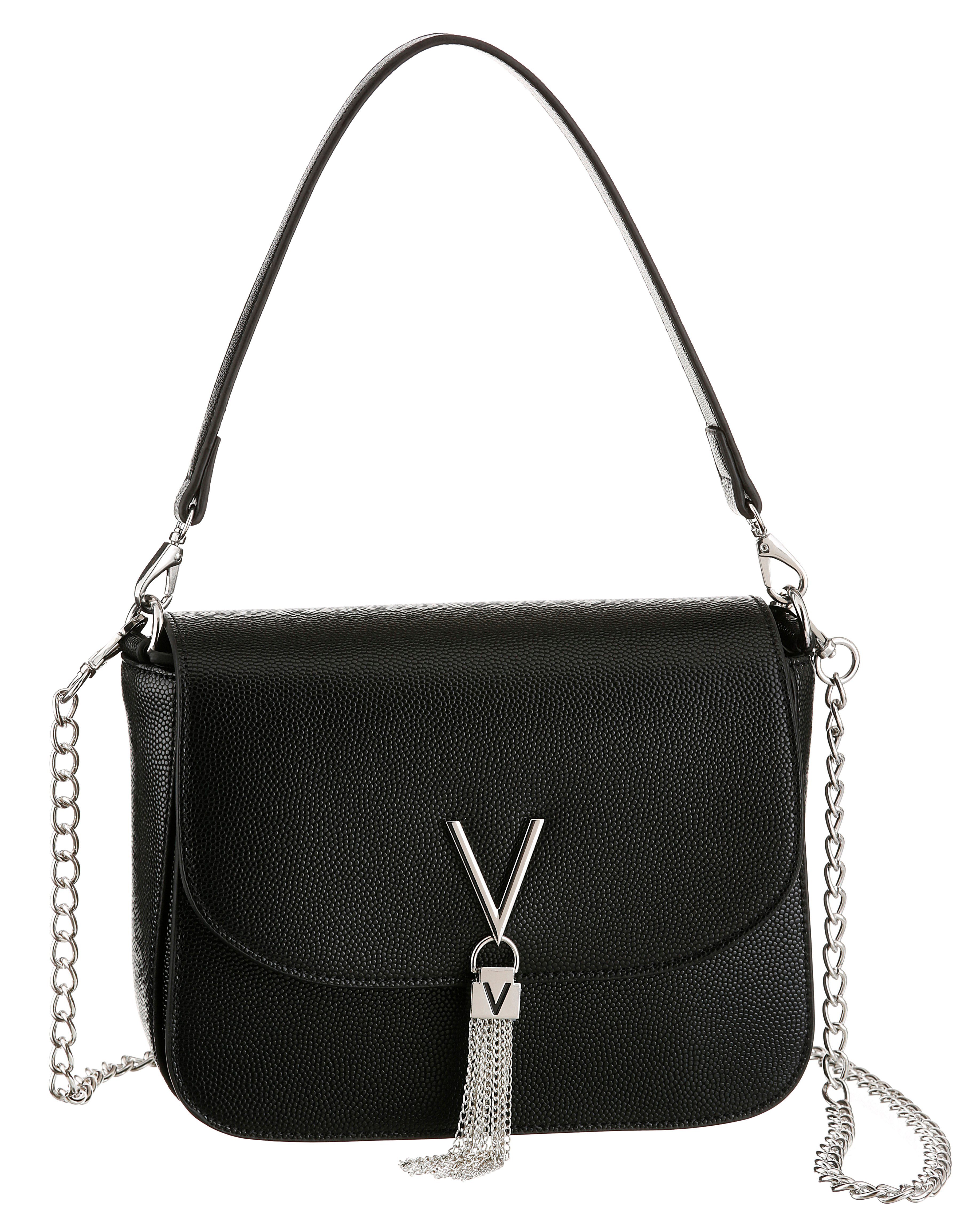 VALENTINO BAGS Schultertasche SHOULDER BAG, mit Ketten Details schwarz