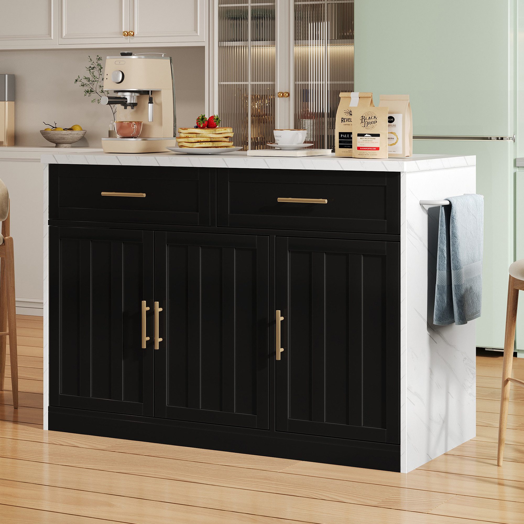 REDOM Küchenwagen Mobiler Buffetschrank, Küchenwagen, (mit günstig online kaufen