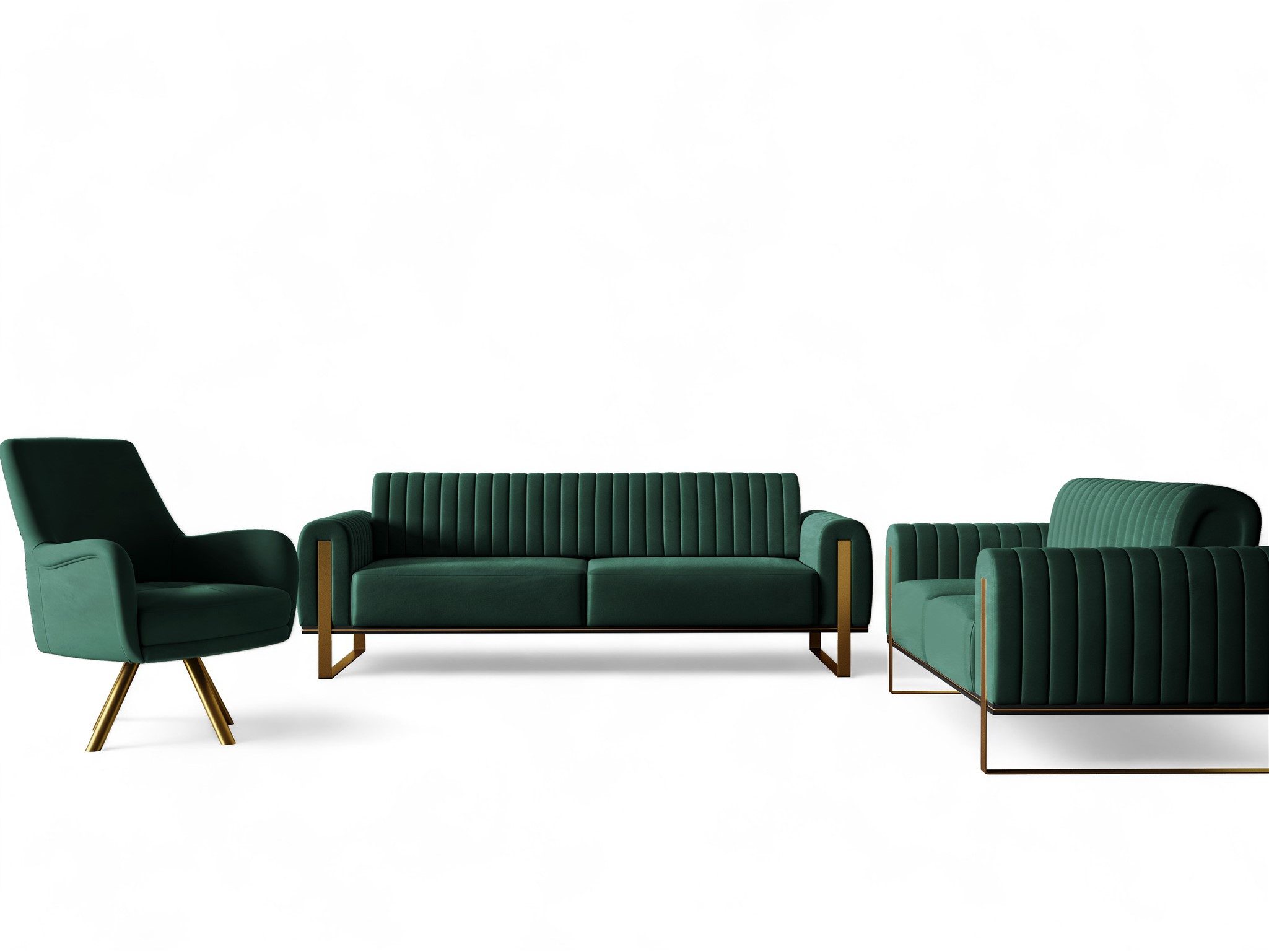 Fun Möbel Polstergarnitur Sofaset Designersofas VALERIE günstig online kaufen
