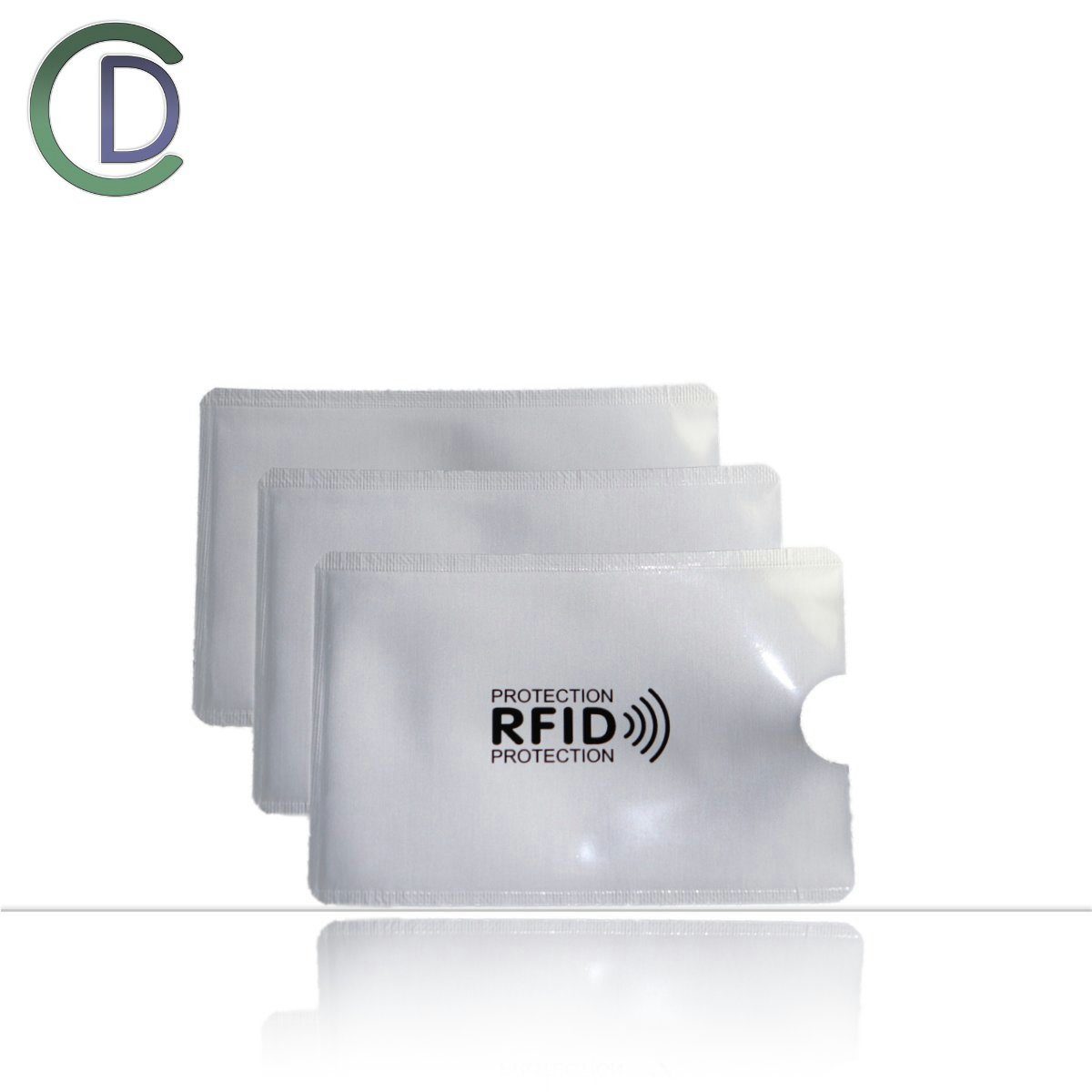 Cradys Kartenetui RFID Blocker Kartenetui, 10x Hülle für Kreditkarte EC  Karte etc. Kartenschutzhülle (10-tlg)