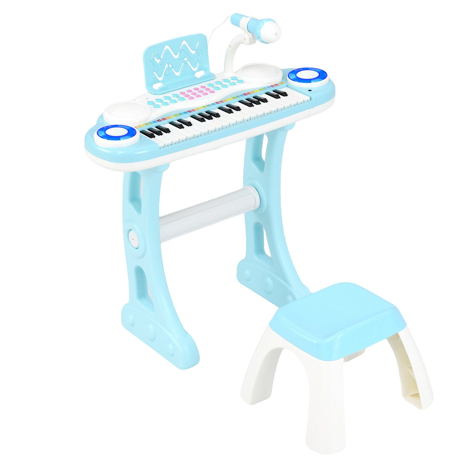 COSTWAY Spielzeug-Musikinstrument, 37 Tasten Klaviertastatur Kinder günstig online kaufen
