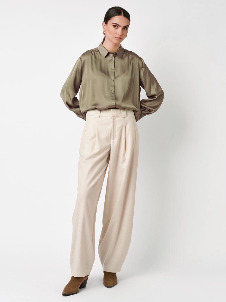 DESOTO Klassische Bluse Lena mit Volumenärmel