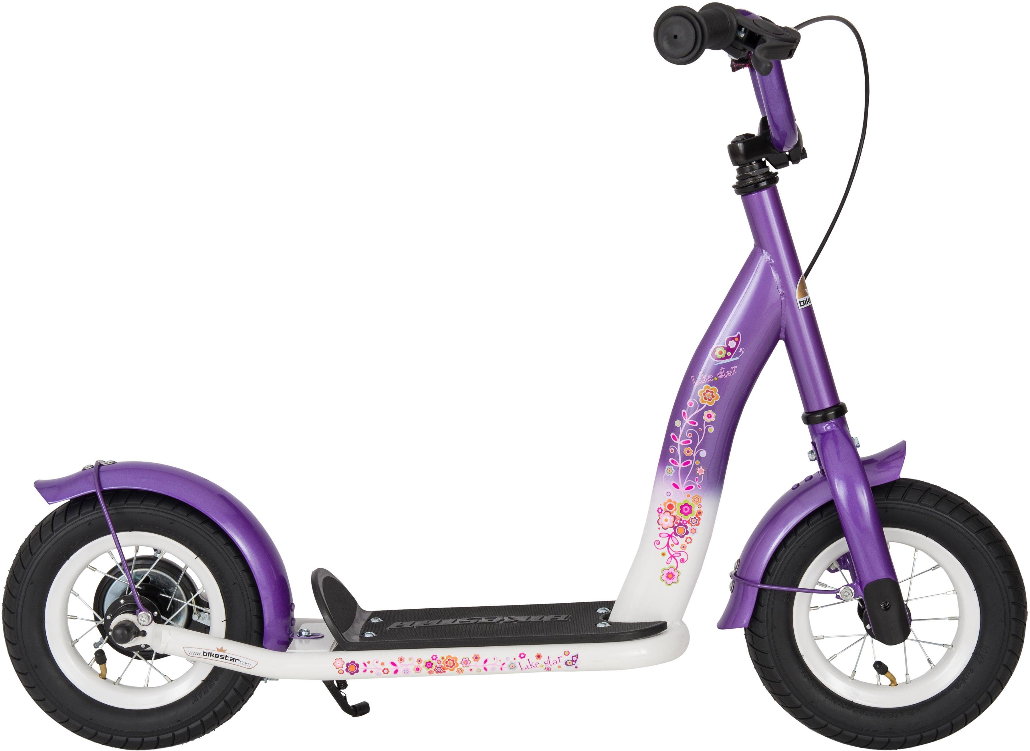 violett/weiß Star-Scooter Scooter Bikestar