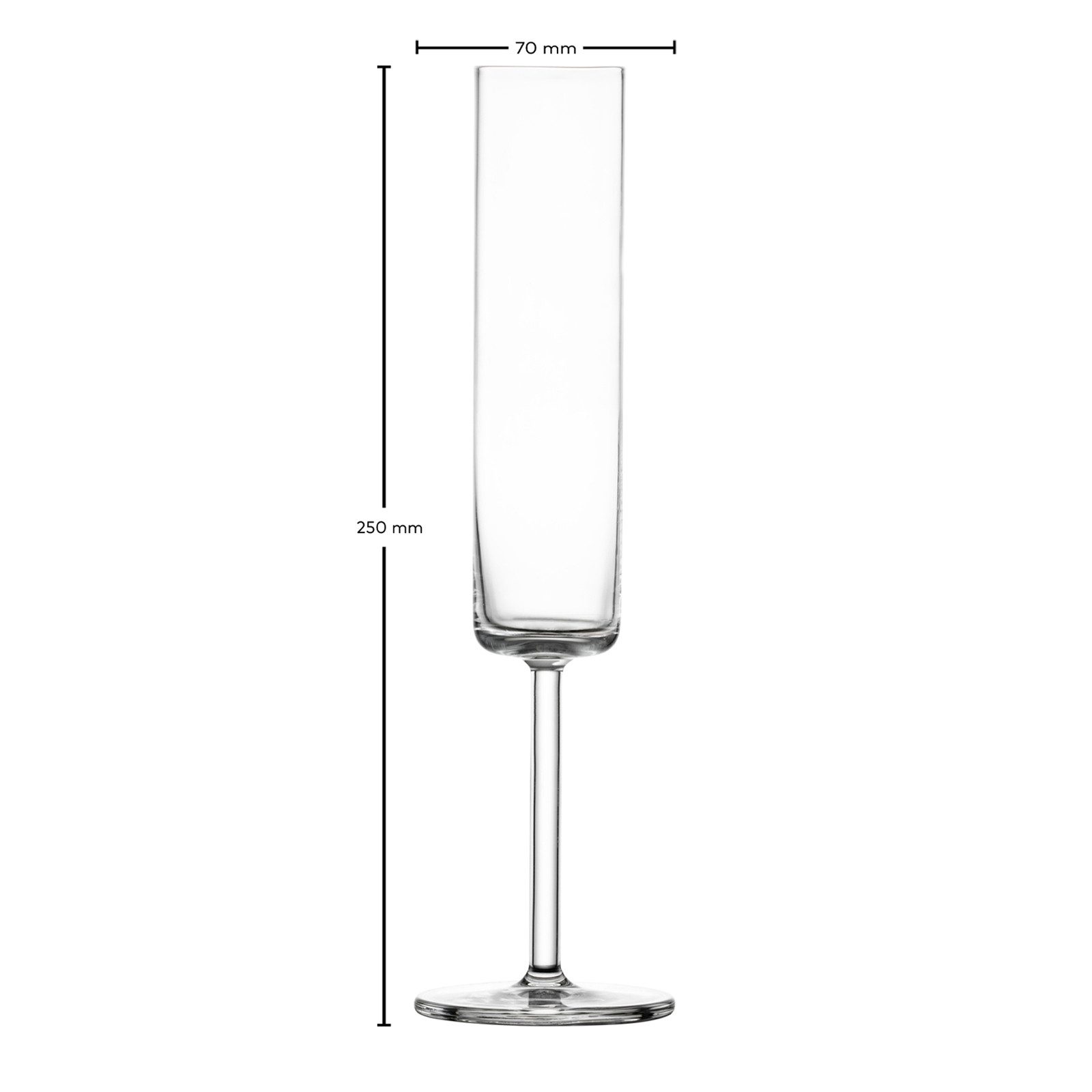 SCHOTT-ZWIESEL Sektglas Modo Sektgläser 163 ml 4er Set, 4-tlg., Glas