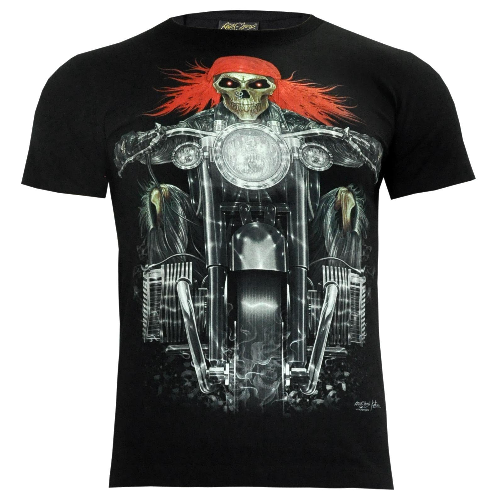 Wilai TShirt »Rock Chang TShirt Glow in The Dark LEUCHTET IM Dunkeln Biker Rocker« online