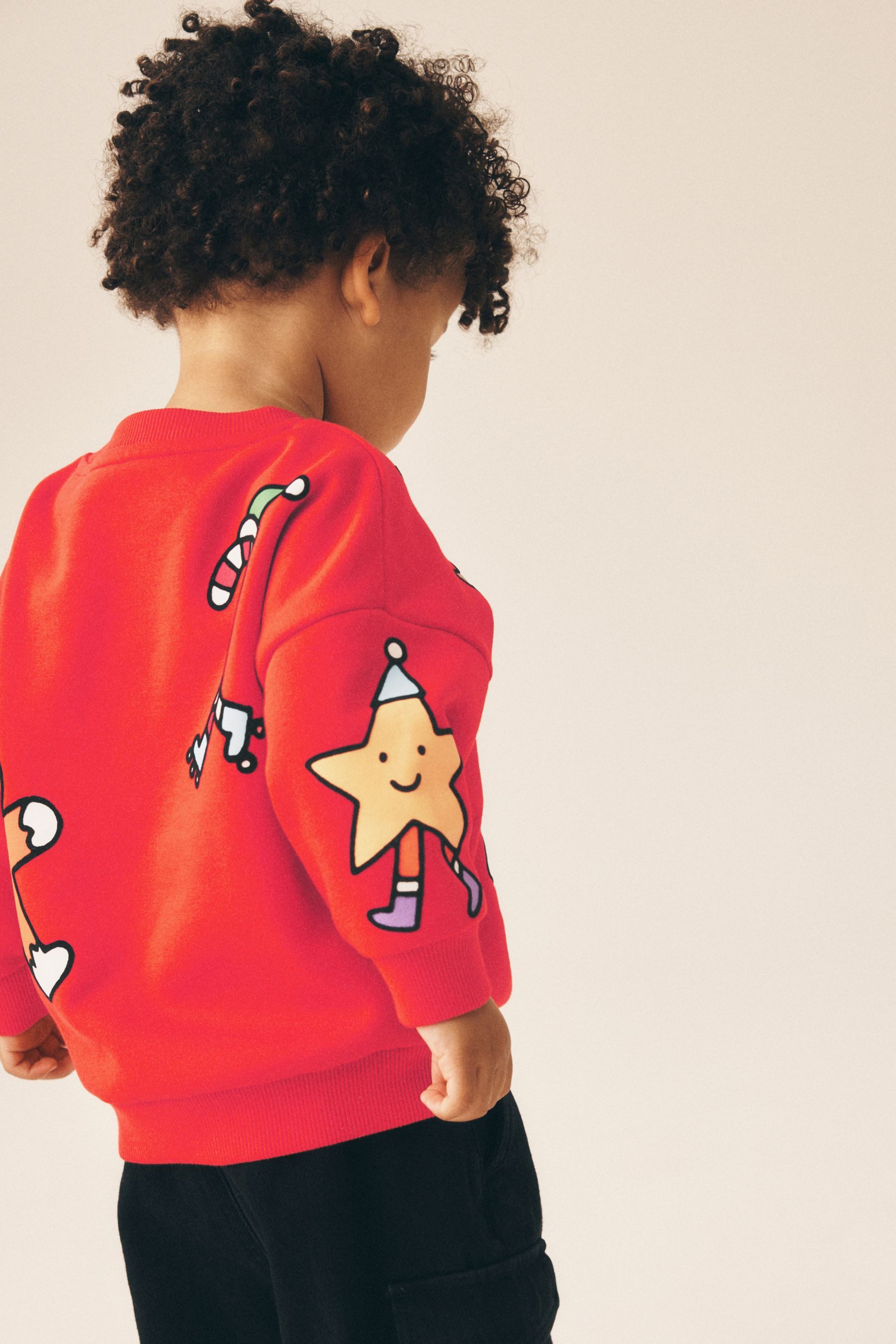 Next Sweater Rundhals-Sweatshirt mit Rücken-Print (1-tlg) – Bild 2 von 5