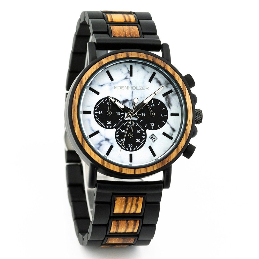 Edenhölzer Quarzuhr Bangka