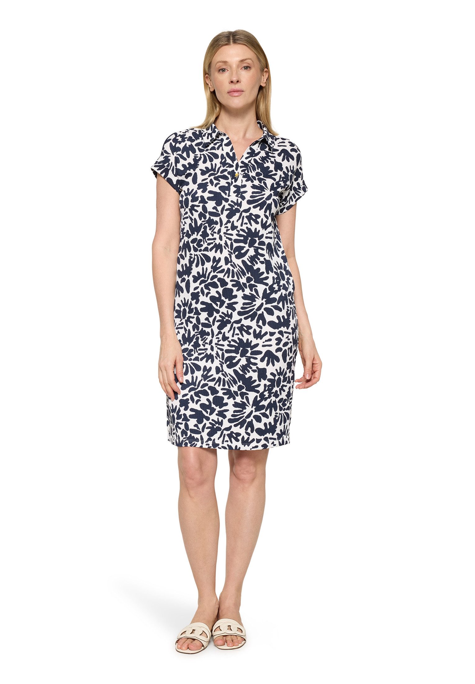 Cartoon Druckkleid Damen mit überschnittenen Ärmeln