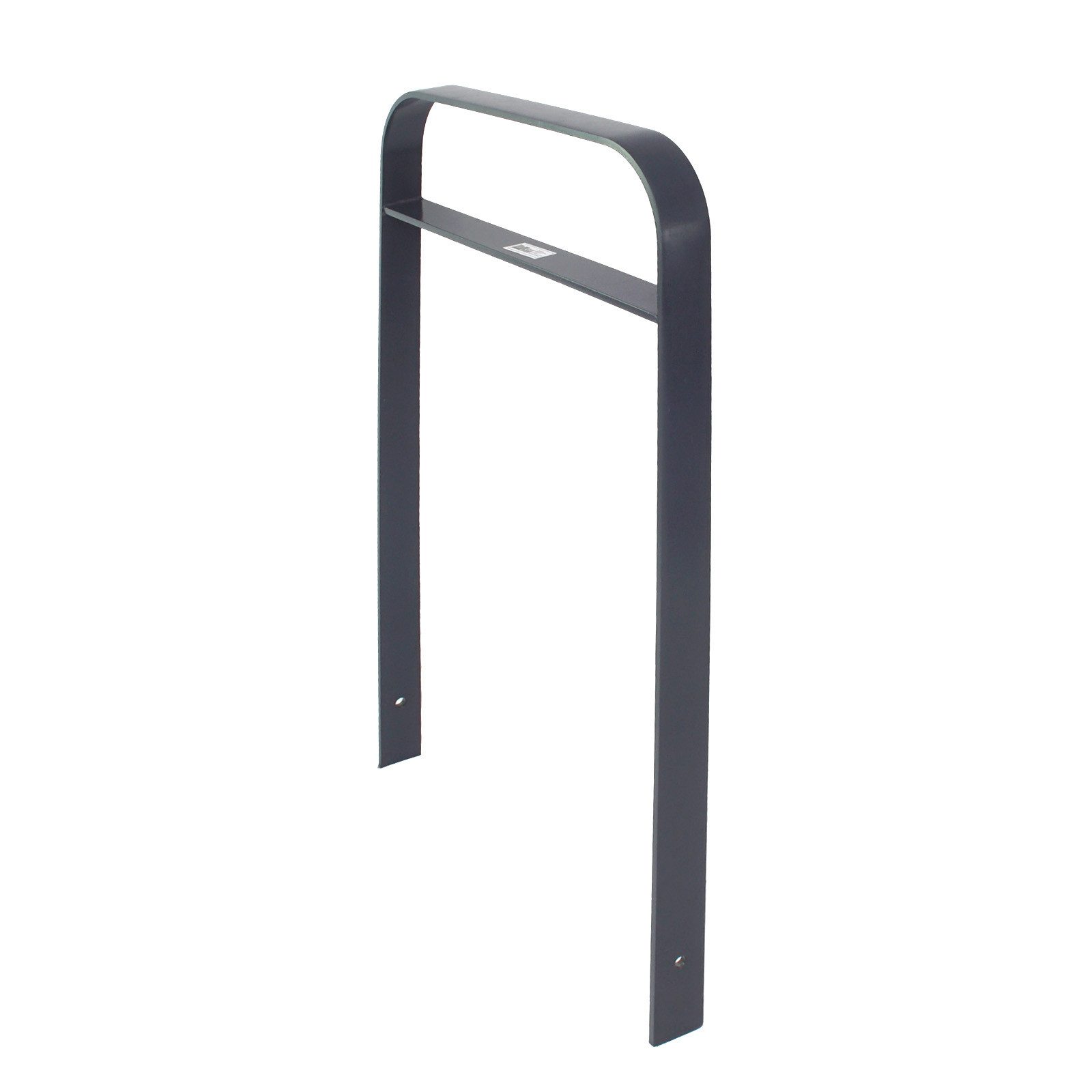 TRUTZHOLM Fahrradständer Fahrradanlehnbügel 115 x 76 cm Flachstahl 13 mm Anthrazit Typ H (Artikel, 1-St), zum einbetonieren
