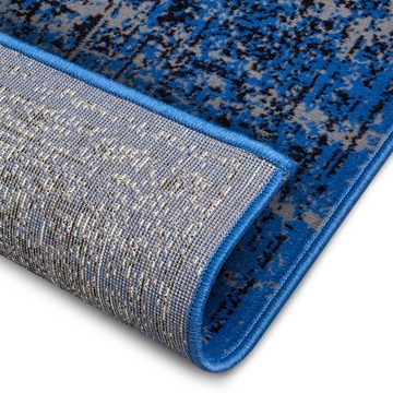 Designteppich Teppich Méridional Jeansblau, HANSE Home, rechteckig, Höhe: 9 mm