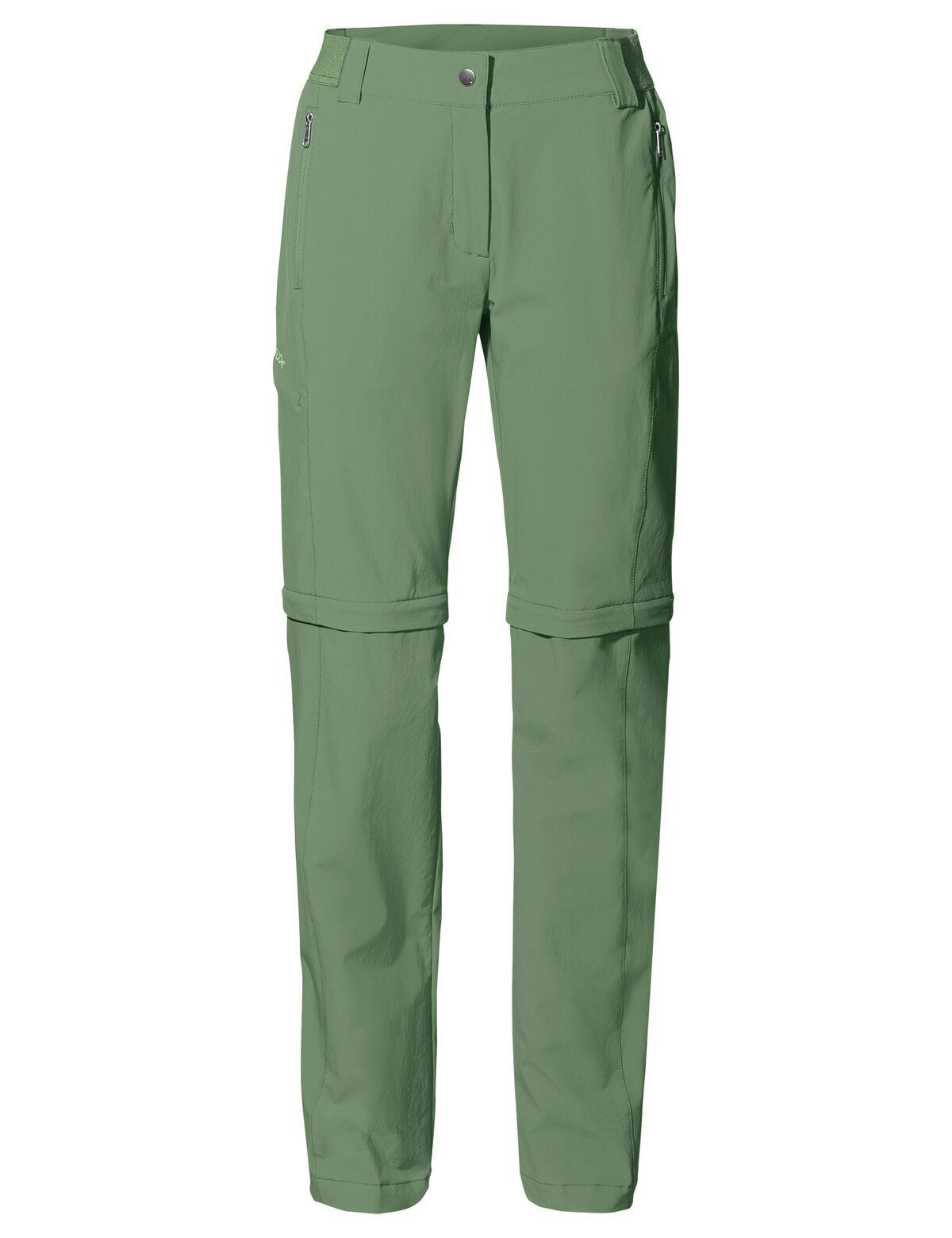 VAUDE Funktionshose Women's Farley Stretch ZO T-Zip Pants II (1-tlg) Green Shape