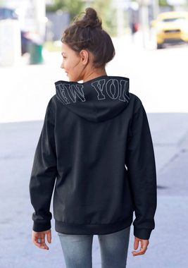 Arizona Kapuzensweatshirt in weiter Form mit Kapuzendruck