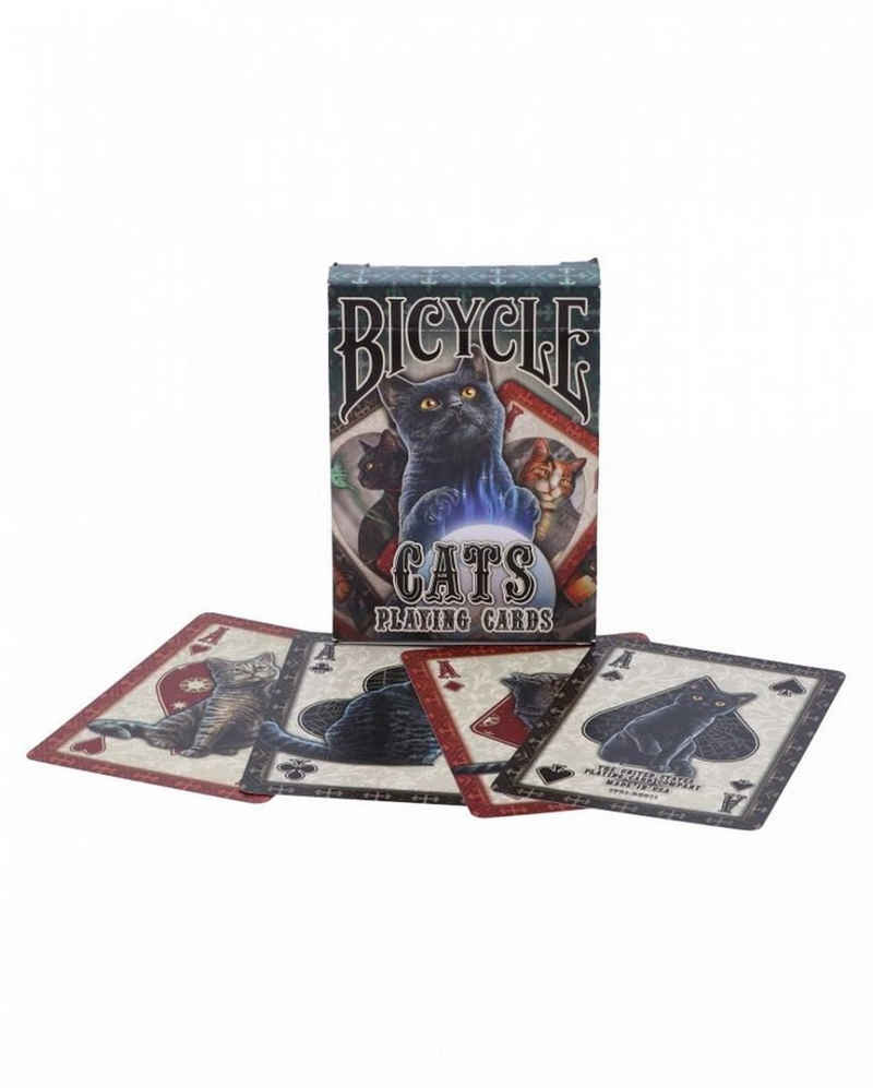 Horror-Shop Dekofigur »Bicycle Spielkarten mit Lisa Parker Katzen Motiv«