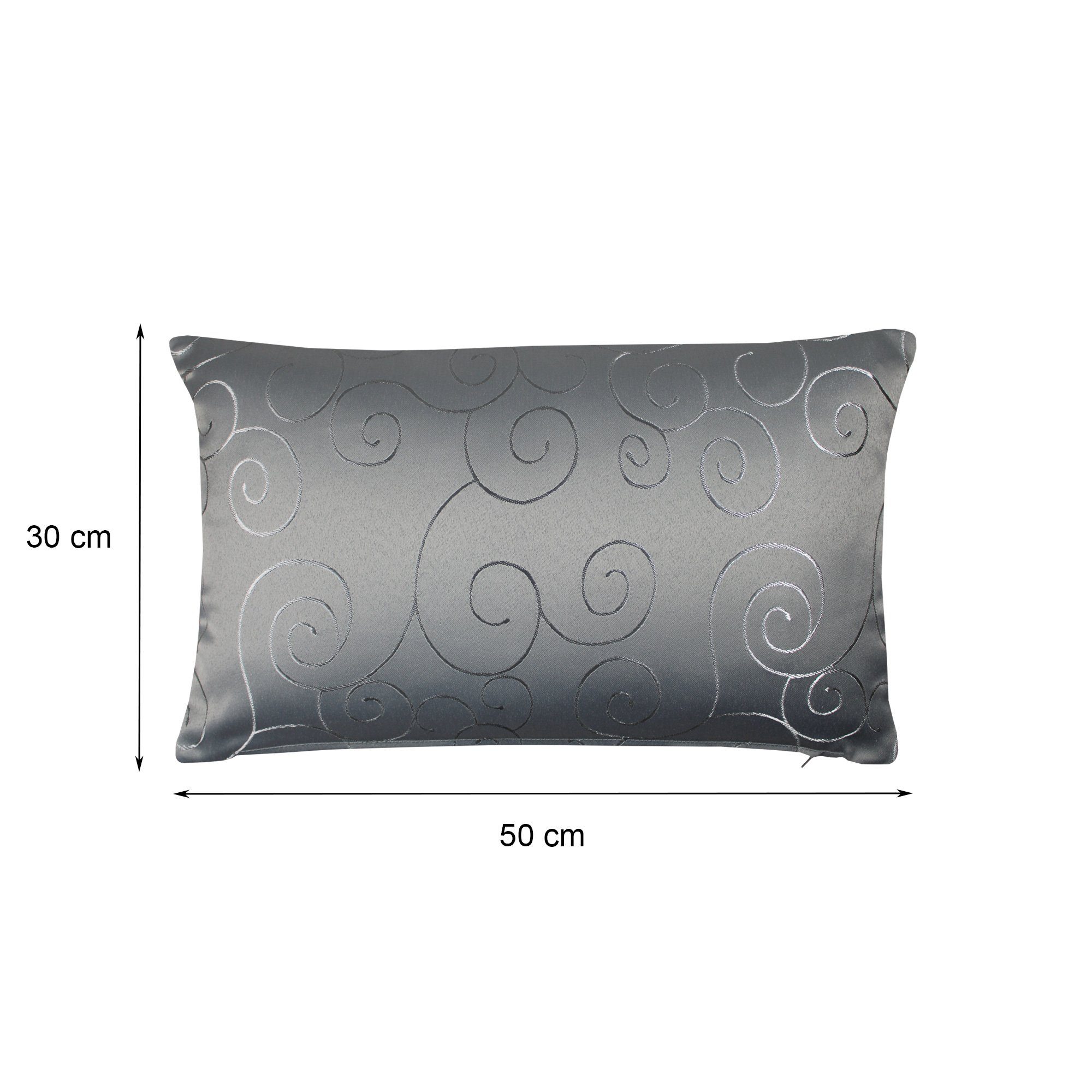 Haus und Deko Kissenbezug Kissenbezug Damast Circle Ornamente, (1 Stück) günstig online kaufen