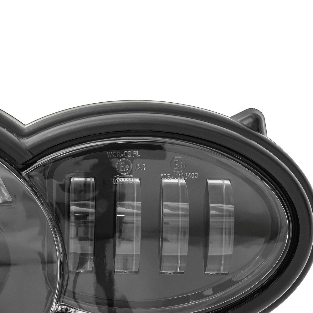 Lumitecs Halter 2x LED Scheinwerfer für BMW R 1200 GS 04-12 Hauptscheinwerfer mit ECE