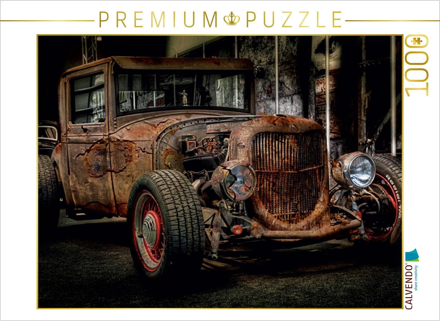 CALVENDO Puzzle CALVENDO Puzzle Außergewöhnliche Autos - Hot Rods 1000 Teile Lege-Größe 64 x 48 cm Foto-Puzzle Bild von Eleonore Swierczyna, 1000 Puzzleteile