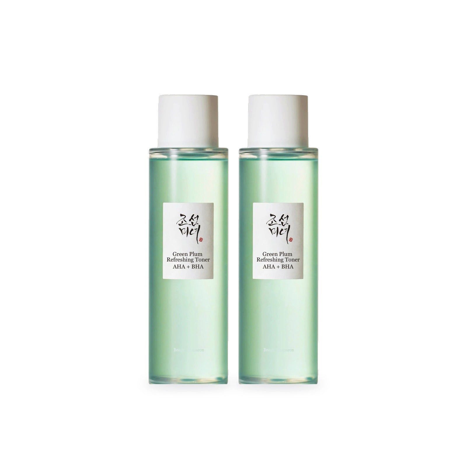 Beauty of Joseon Gesichtswasser Green Plum Refreshing Toner AHA + BHA Doppelpack 2 x 150 ml, 2-tlg.