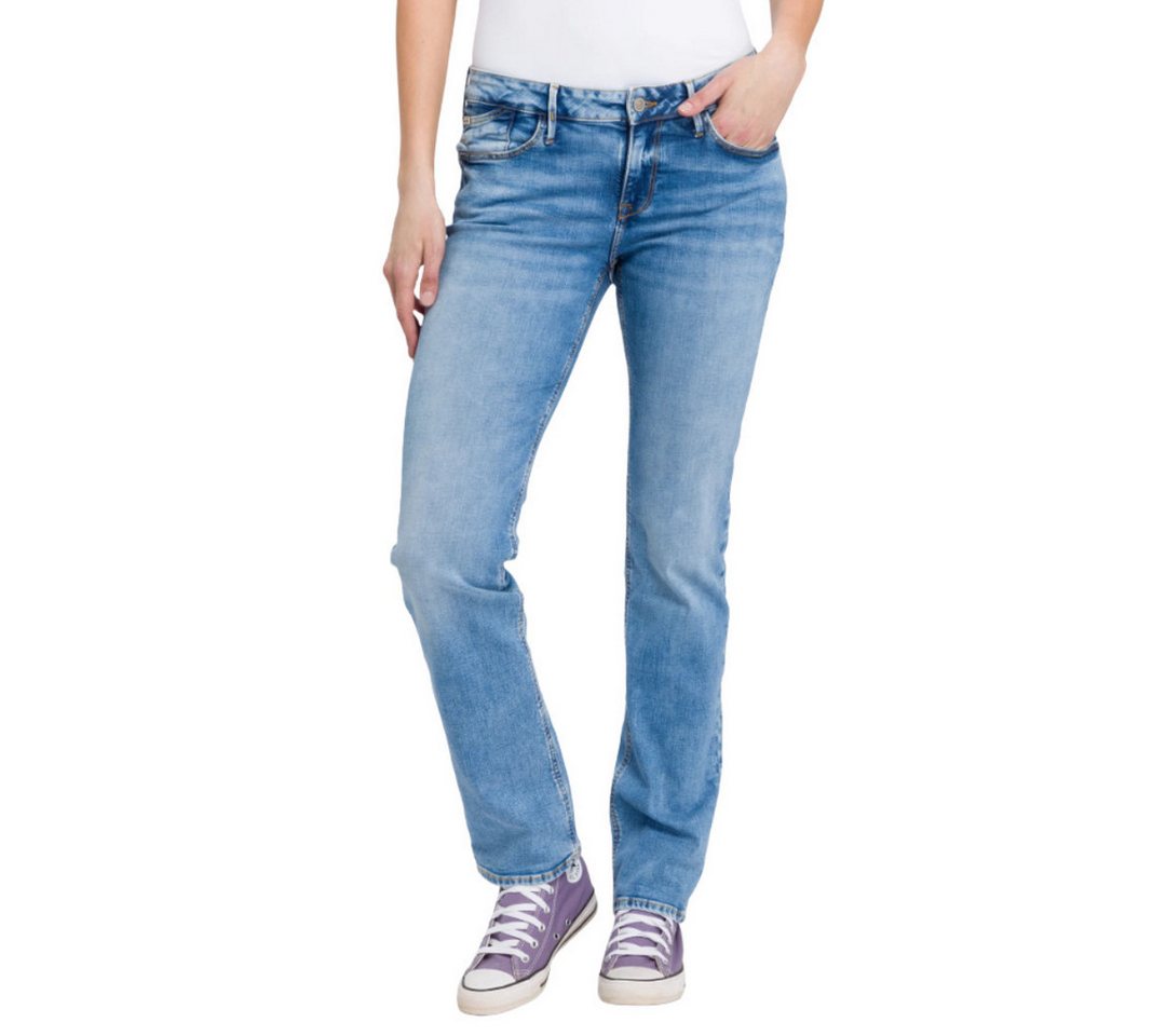 CROSS JEANS® Straight-Jeans Rose N487-076 Mid Blue 5-Pocket Style