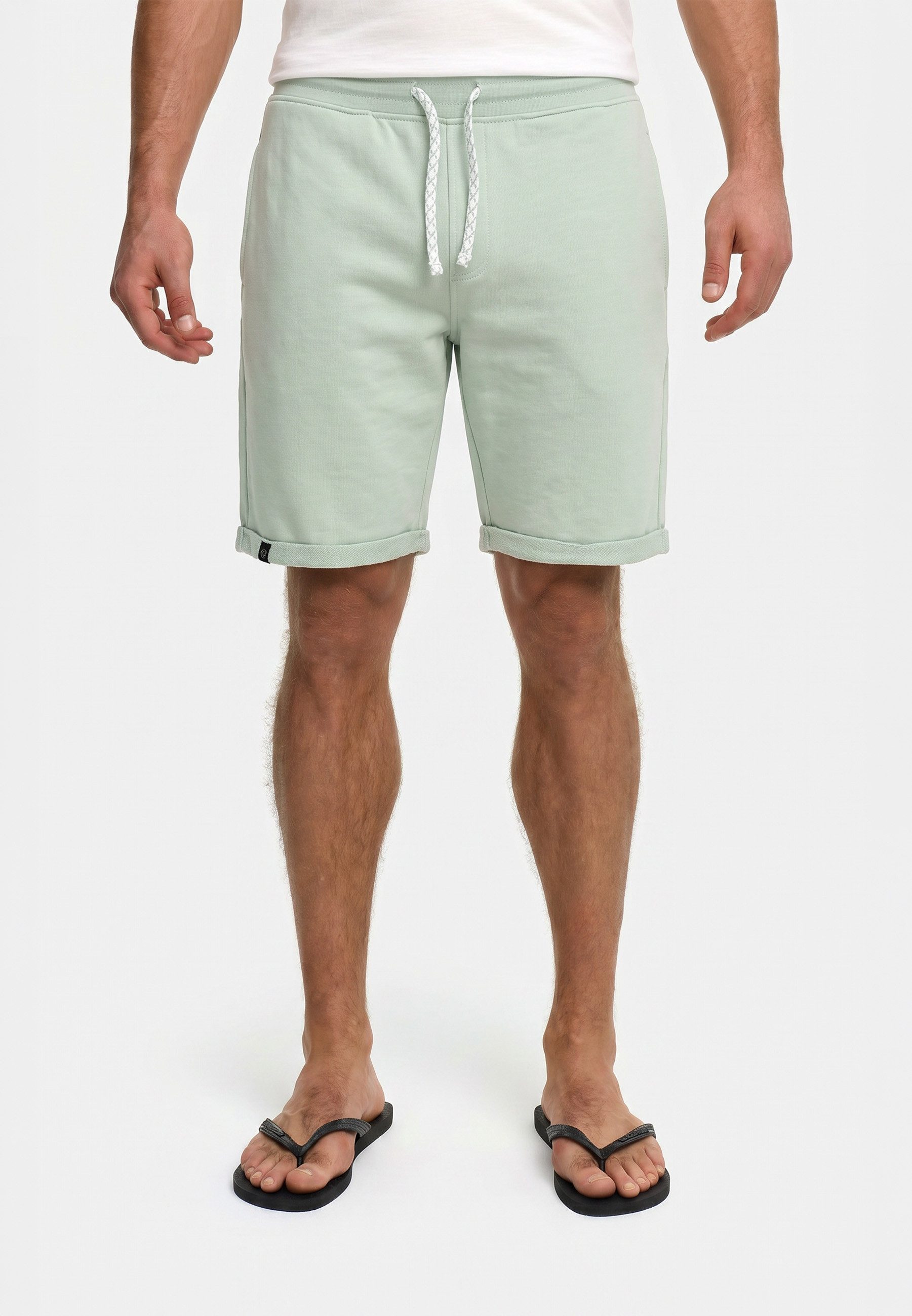 INDICODE Sweatshorts Herren Aldrich Sweat Shorts Herrenshorts elastischer Bund mit Kordelzug