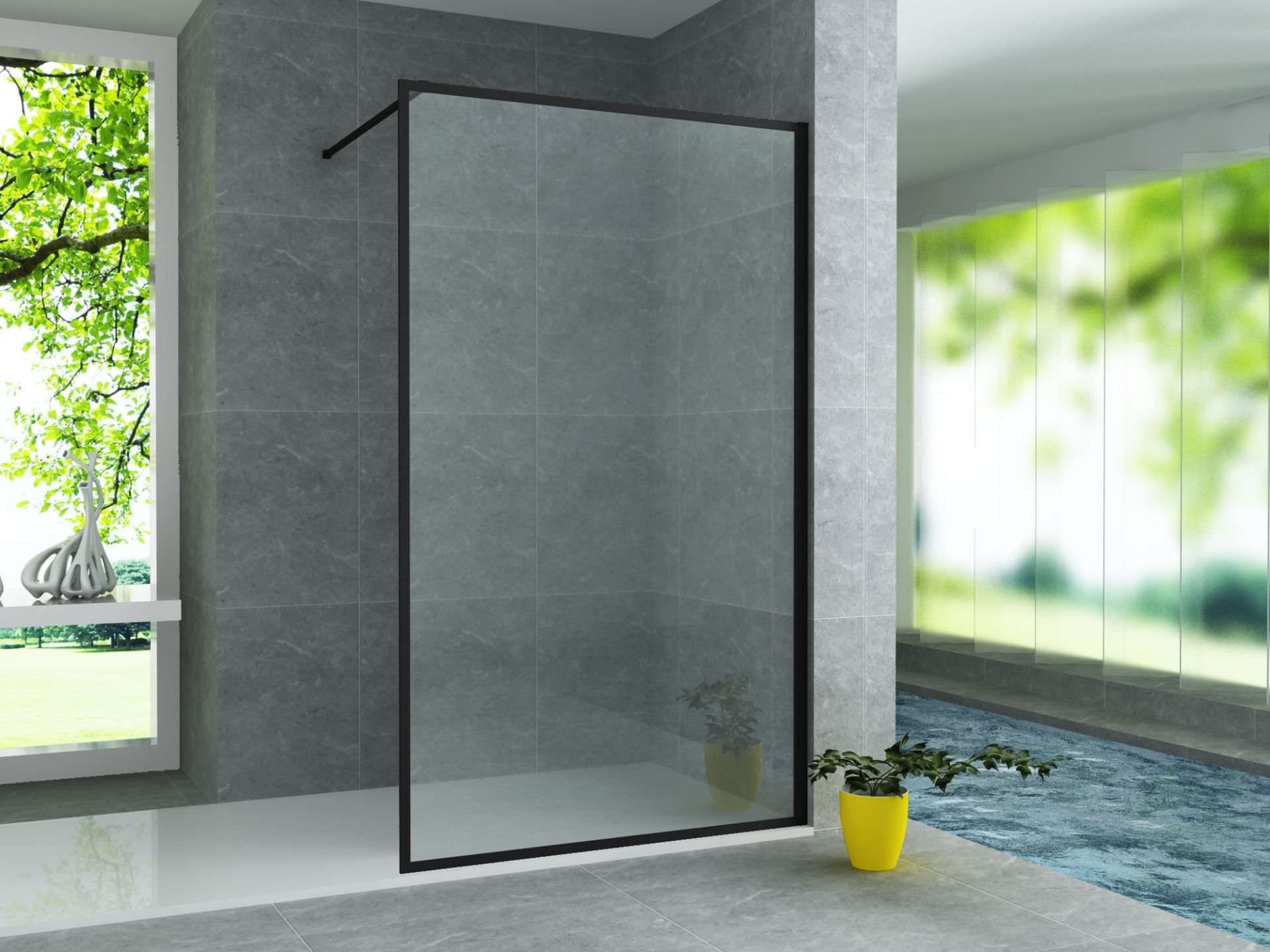 Aloni Walk-in-Dusche RECO80, (1 tlg), Komplettrahmen