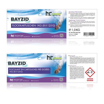 BAYZID Poolpflege 1 kg BAYZID® Flockkartusche für Pools