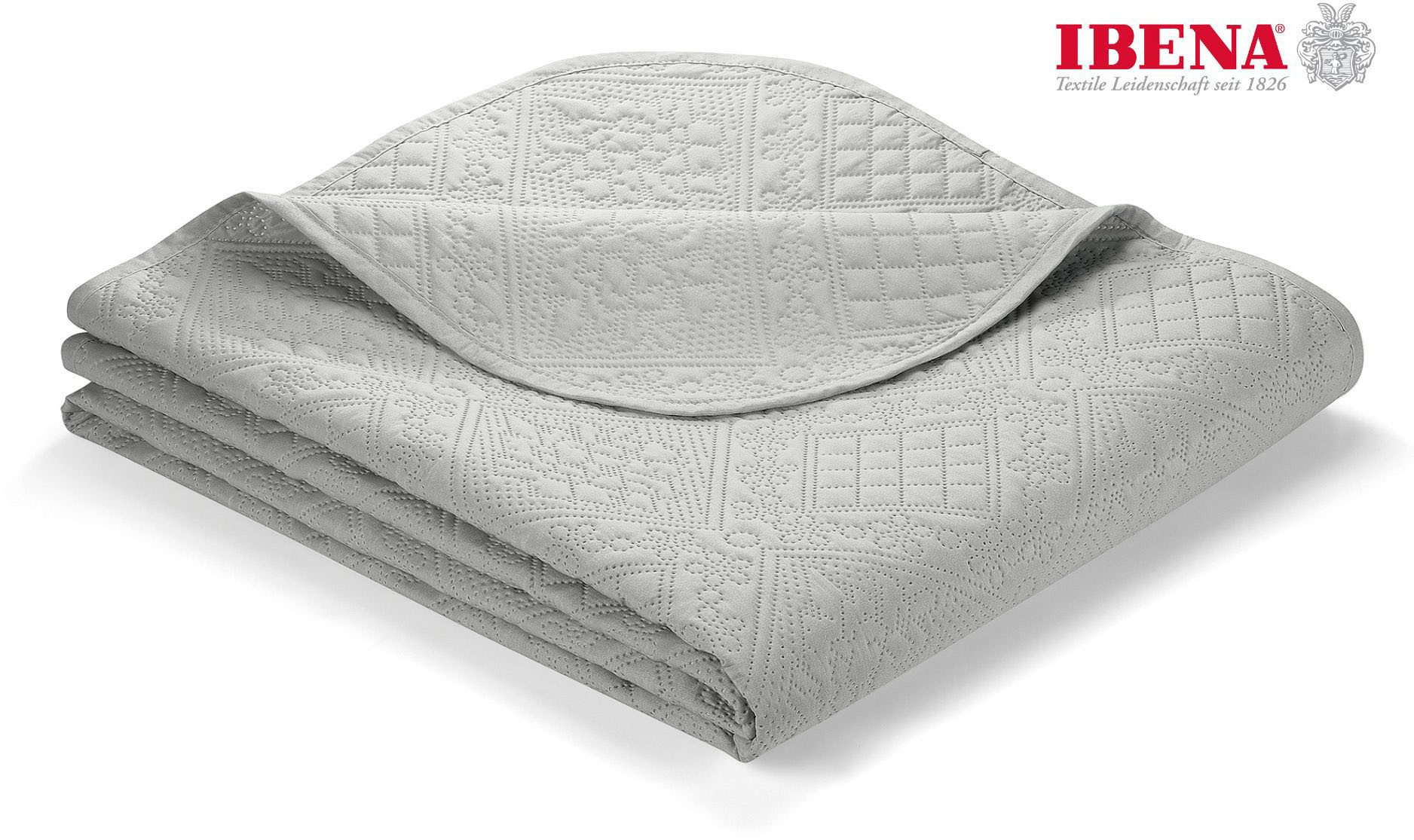 IBENA Tagesdecke Sonio, Tagesdecke mit Steppung in diversen Designs, als Überwurf geeignet