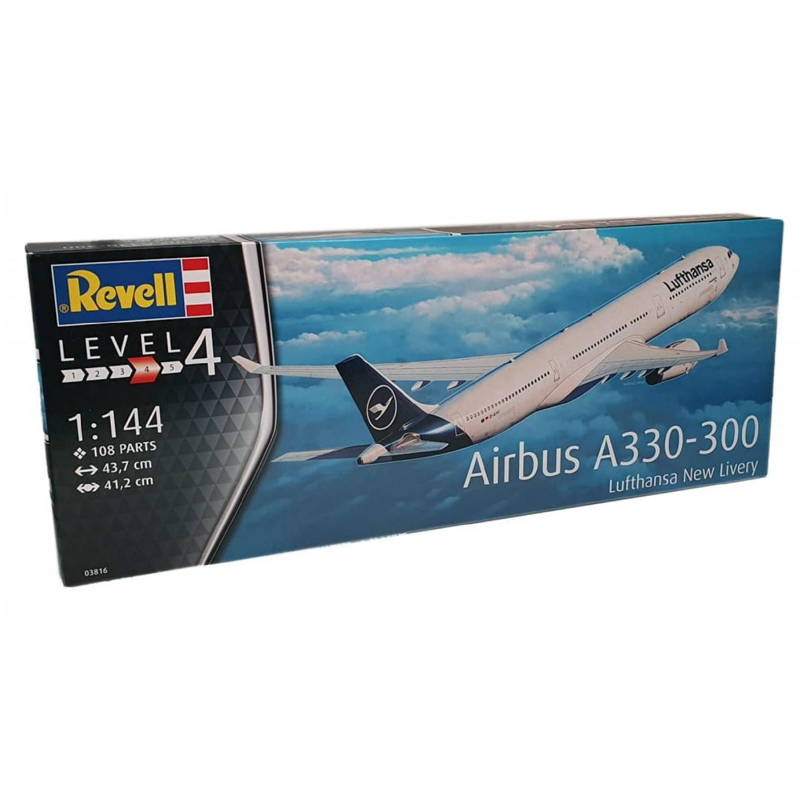 Modellbausatz Airbus A330-300 - Lufthansa New Livery / 1:144