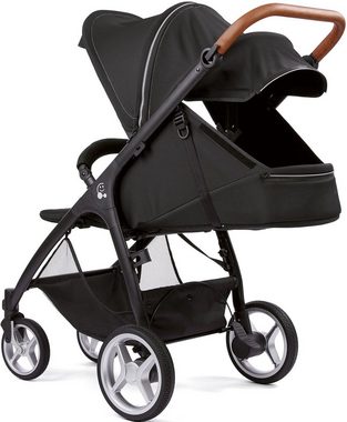 Gesslein Kinder-Buggy Smiloo Happy +, schwarz/cognac, schwarz, mit Einhand-Faltmechanismus;