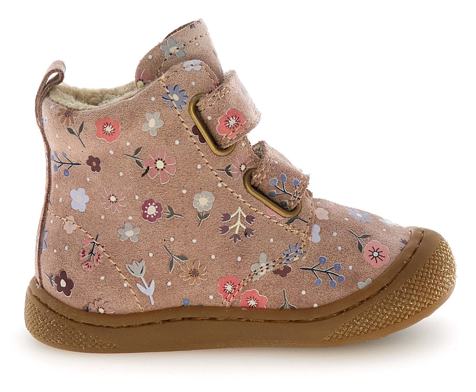 Naturino Bubble Wide Lauflernschuh Klettstiefel mit Wollfutter, Größenschablone zum Download